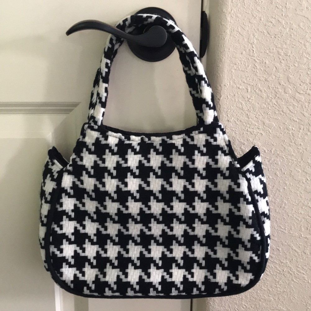 👛Black and White Houndstooth Bag👛